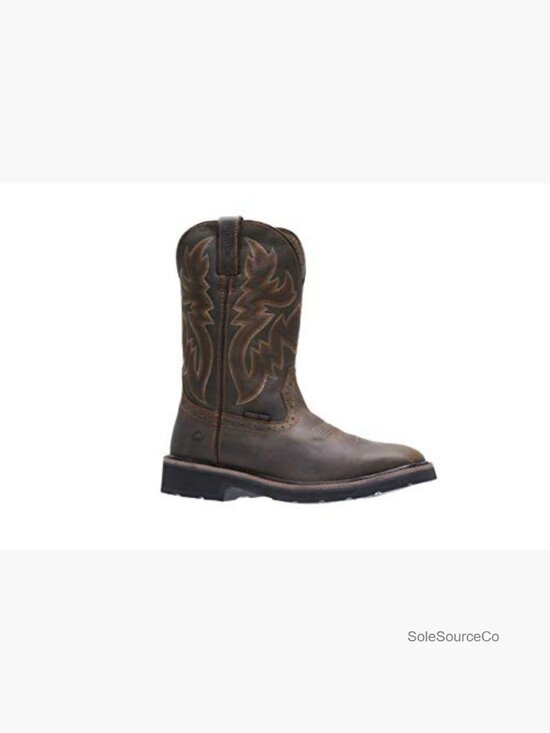 Steel Toe Work Boots - Slip Resistant, Goodyear Welt, 10in, Leather